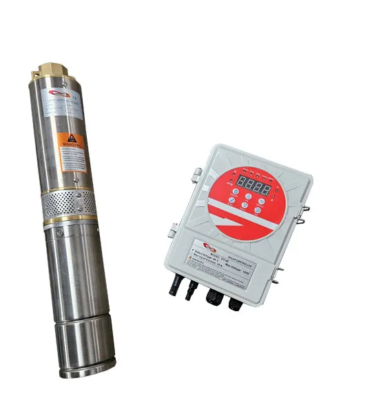 T4 1800W 200V ACDC 4" Solar Borehole Sub pumpset