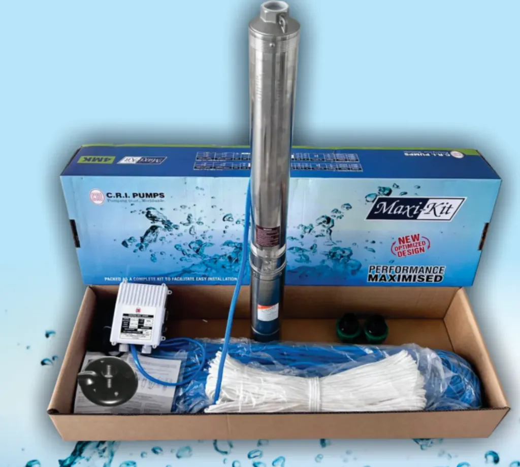 CRI Pumps 4″ MAXIKIT 4MK2 S4Y-2A/14+L4Y07N+SMART+90m